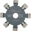 8-zębowy frez diamentowy do ogrzewania podłogowego TM-tech 130x17x22,23 mm Extra Hard