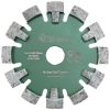 Frez diamentowy do podłogówki miękki beton 130x17 mm TM-tech – widok z przodu